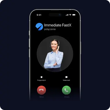 Kontakt z doradcą przez Platforma inwestycyjna Immediate Fastx